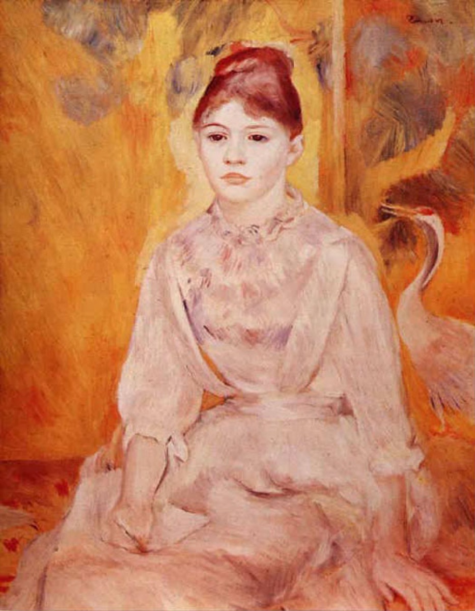 Jeune fille au cygne - Pierre-Auguste Renoir