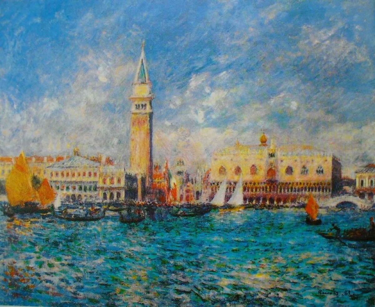 Le palais des Doges - Pierre-Auguste Renoir