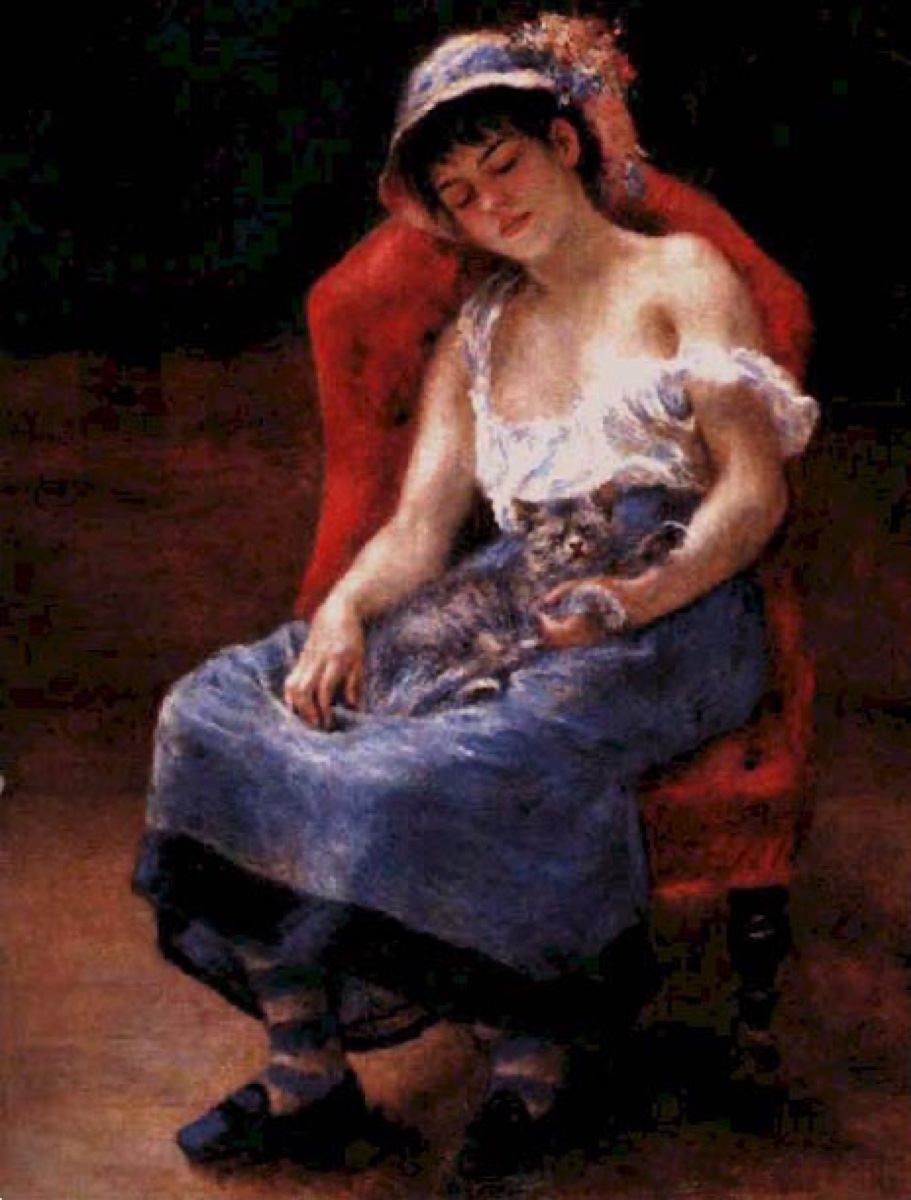 Jeune fille endormie - Pierre-Auguste Renoir