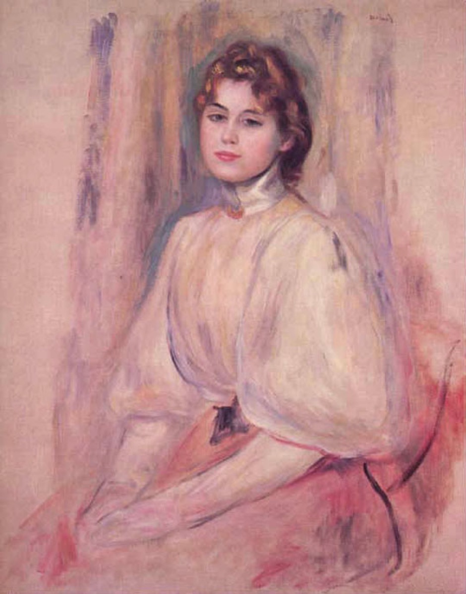 Jeune femme assise - Pierre-Auguste Renoir