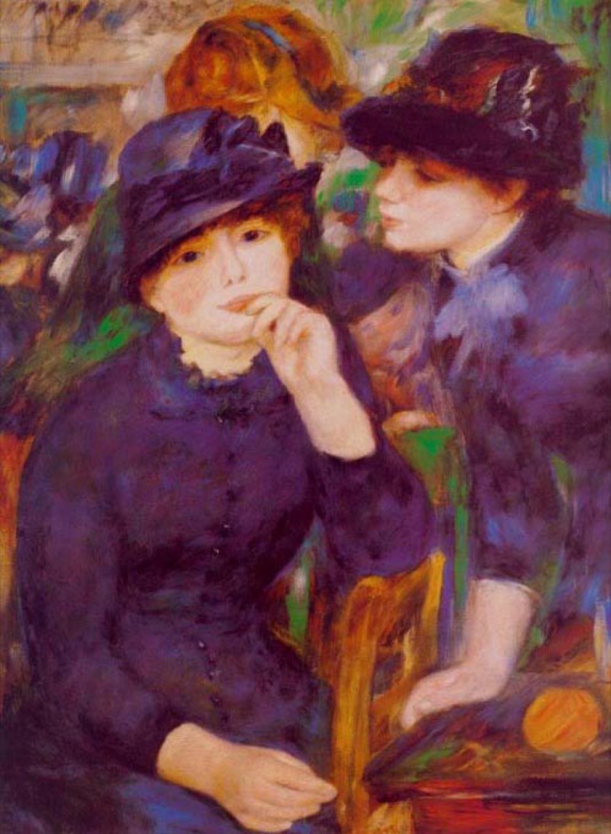 Deux jeunes filles en noir - Pierre-Auguste Renoir