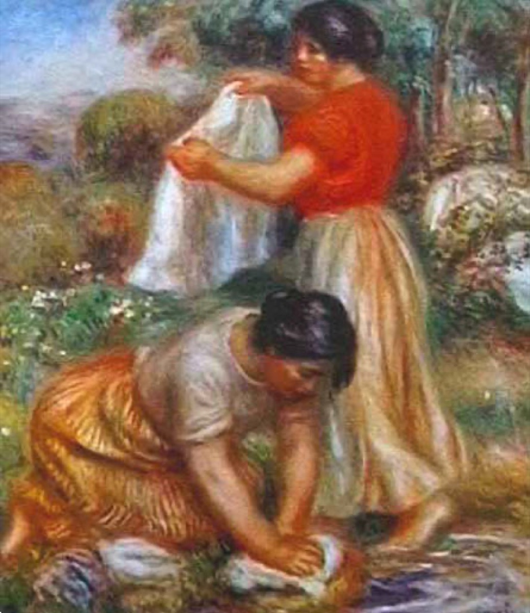 Les laveuses - Pierre-Auguste Renoir