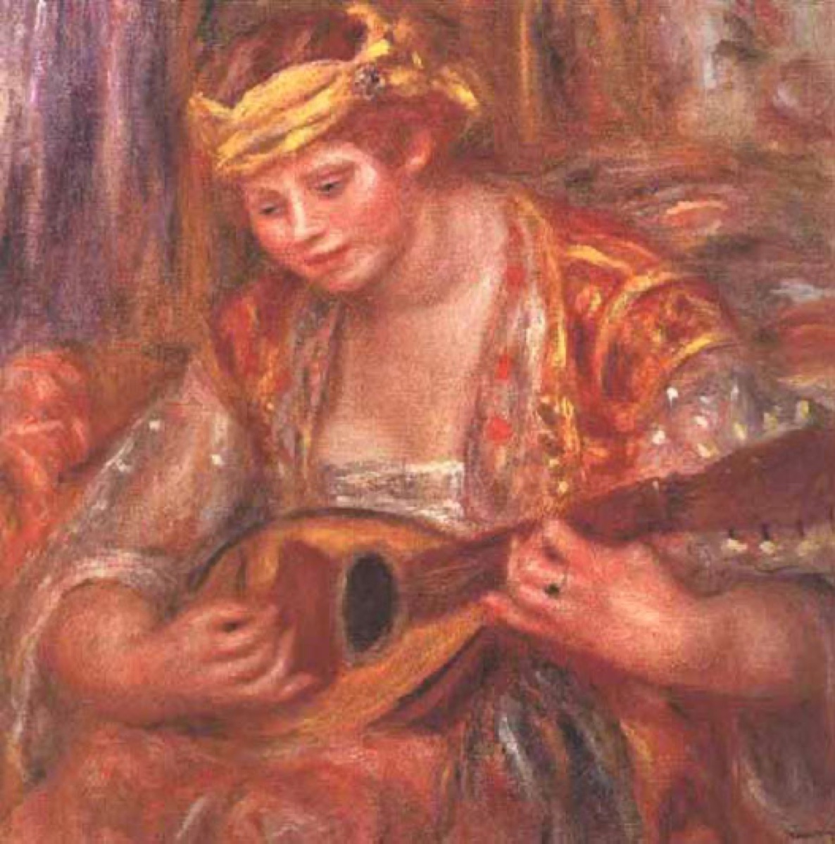 Femme à la mandoline - Pierre-Auguste Renoir
