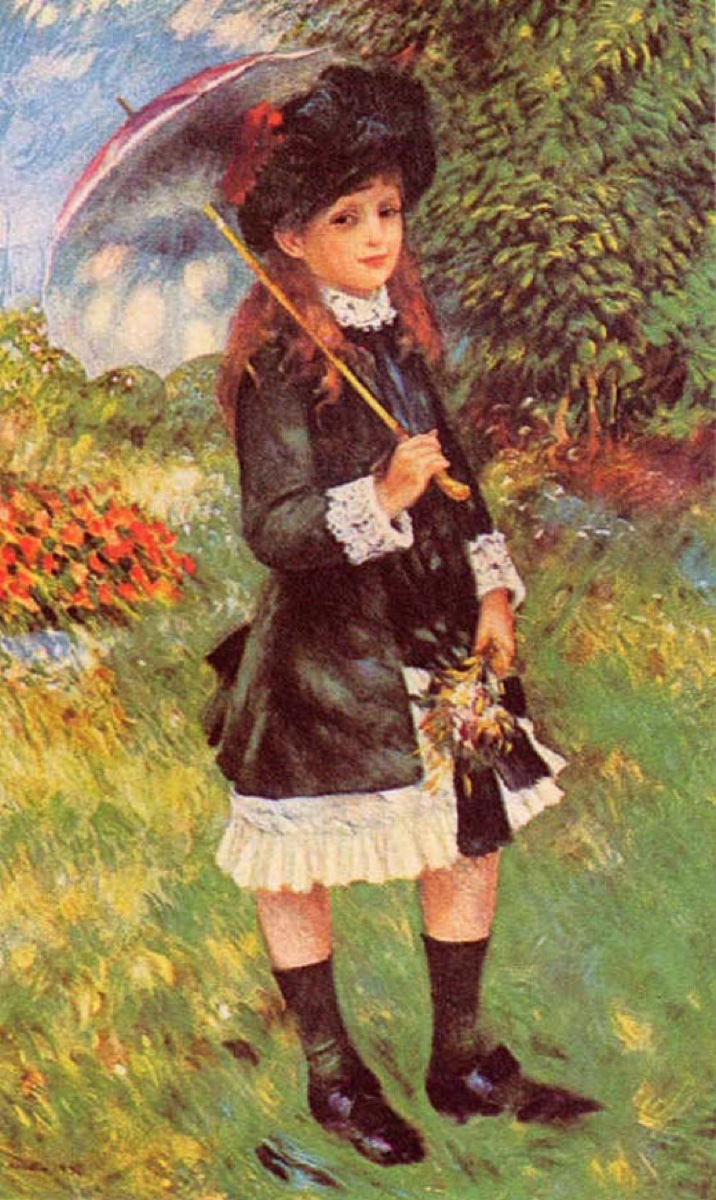 Fillette au parc - Pierre-Auguste Renoir