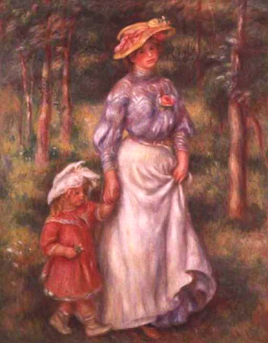 La promenade - Pierre-Auguste Renoir