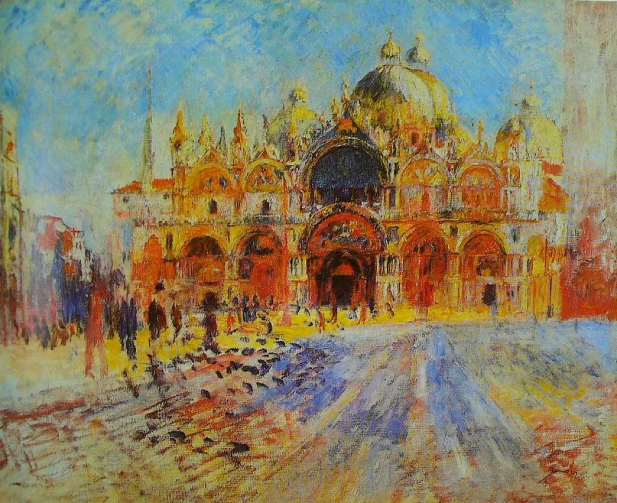 La place Saint-Marc - Pierre-Auguste Renoir