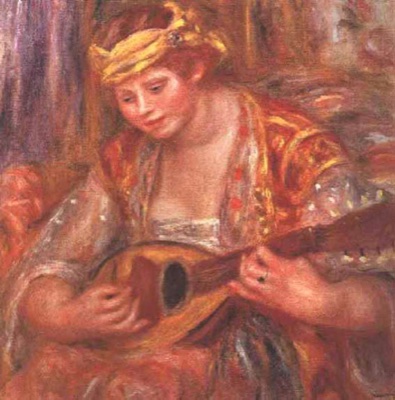 Femme à la mandoline