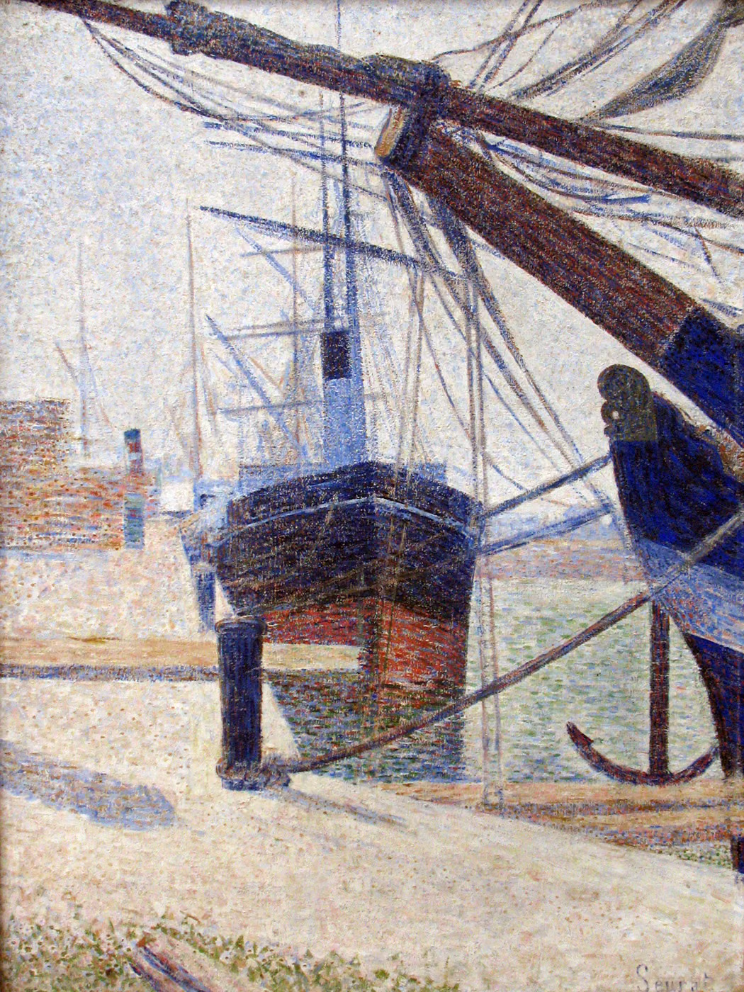 Coin d'un bassin, Honfleur - Georges Seurat