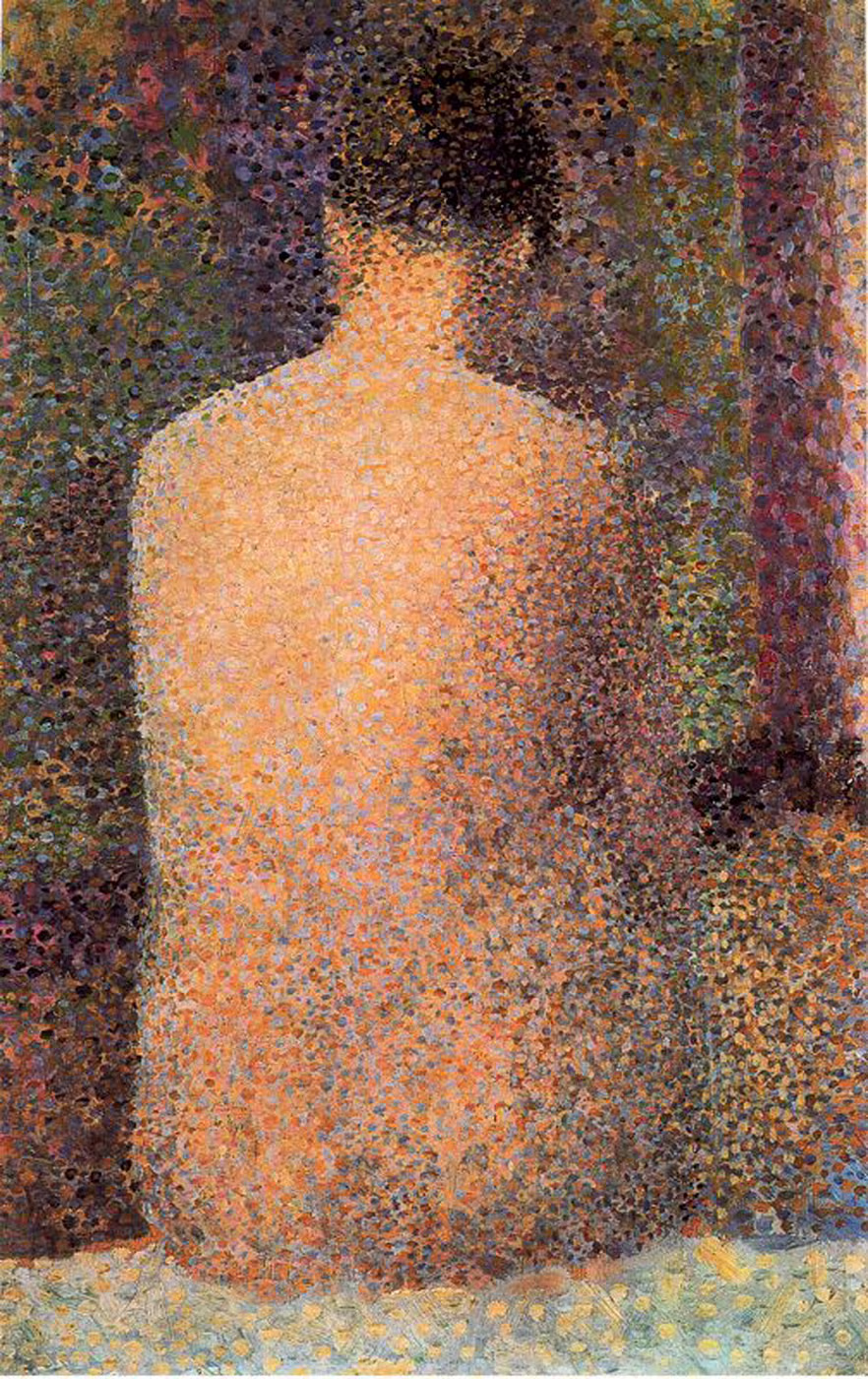 Poseuse de dos - Georges Seurat