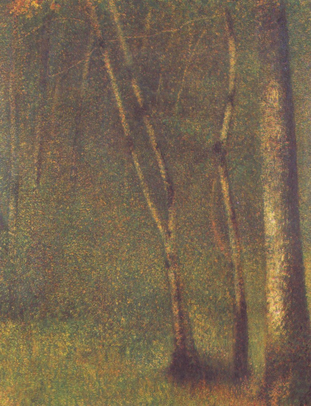 Sous-bois à Pontaubert - Georges Seurat