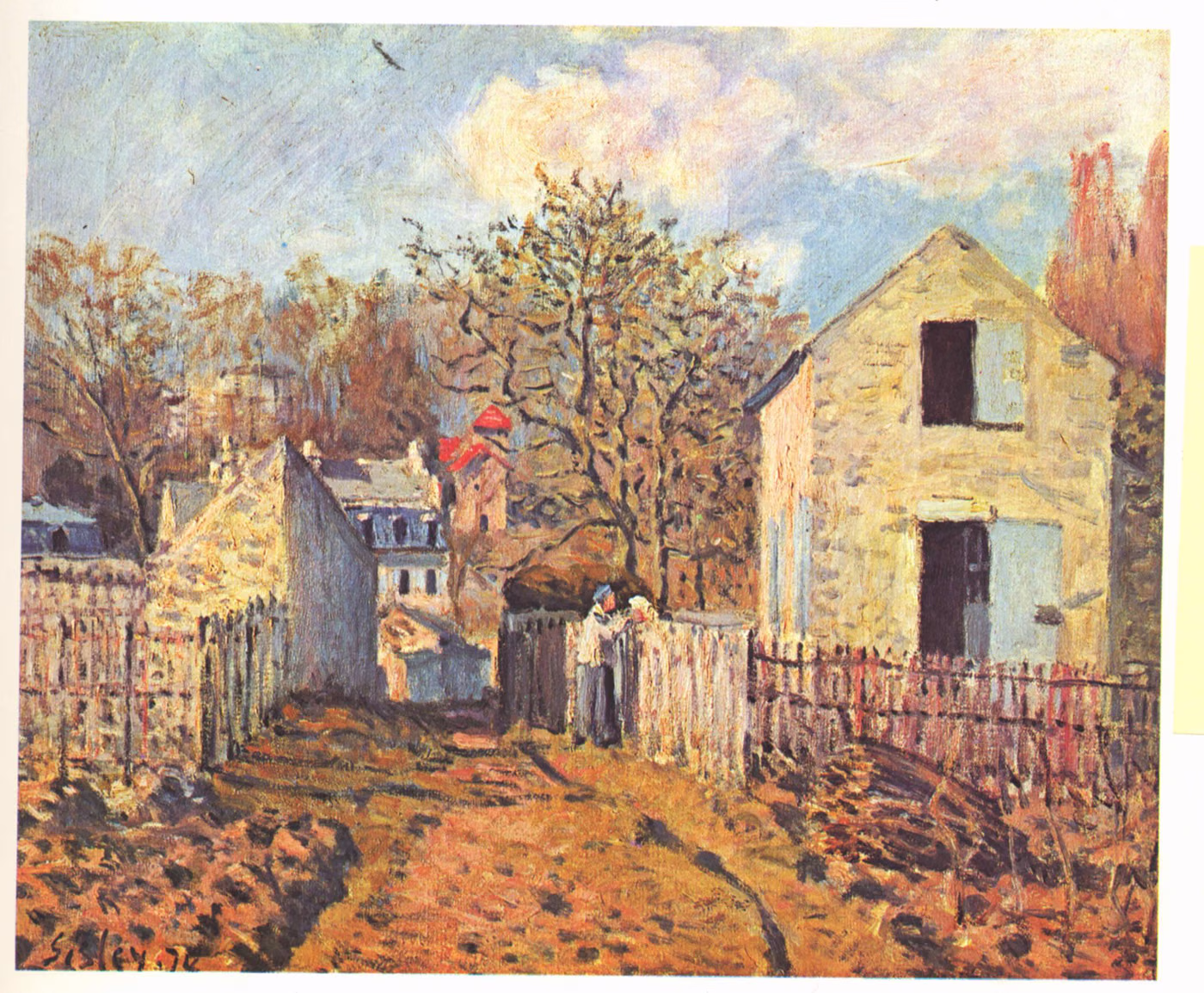 Village de Voisins - Alfred Sisley