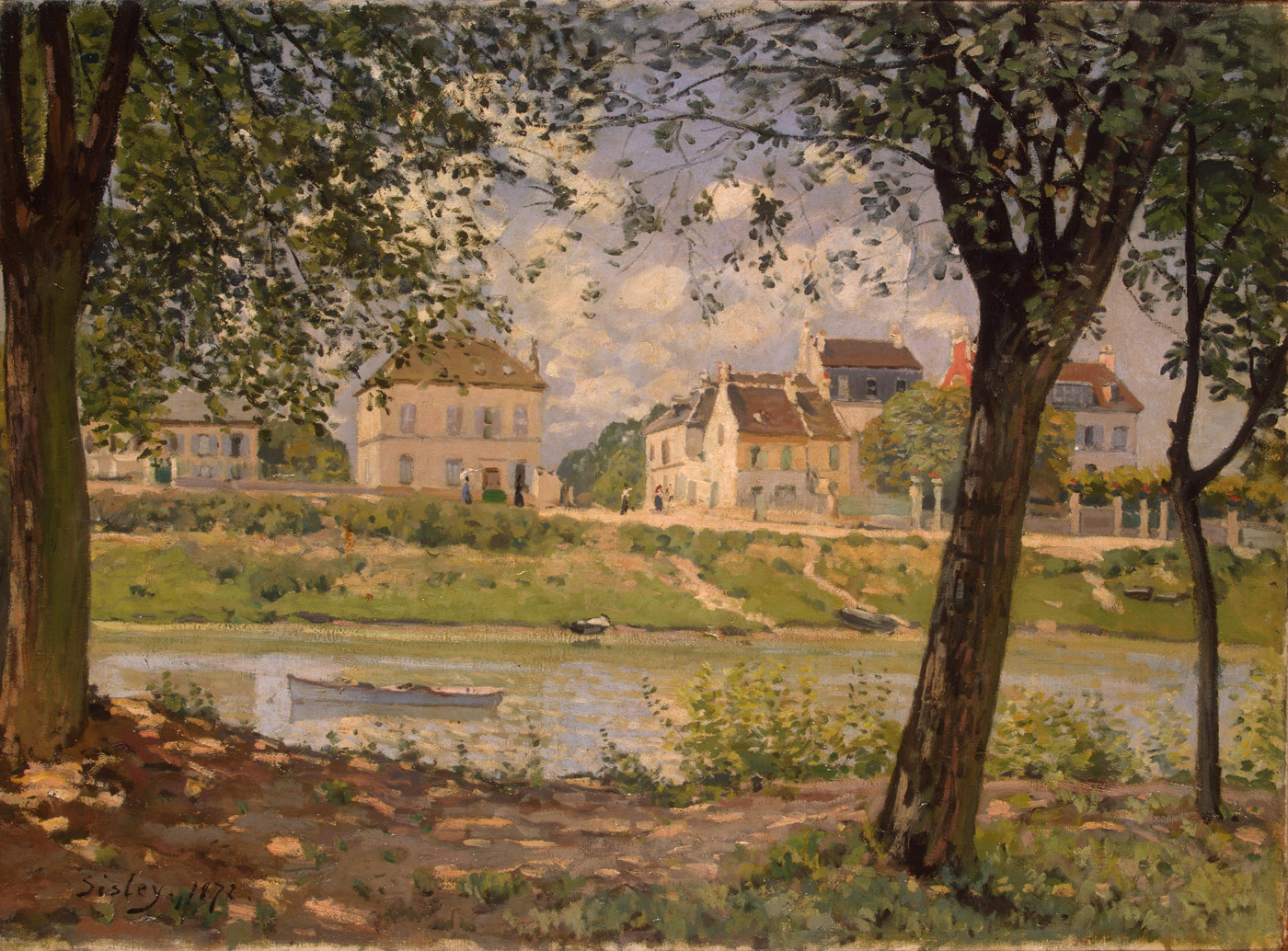 Village au bord de la Seine