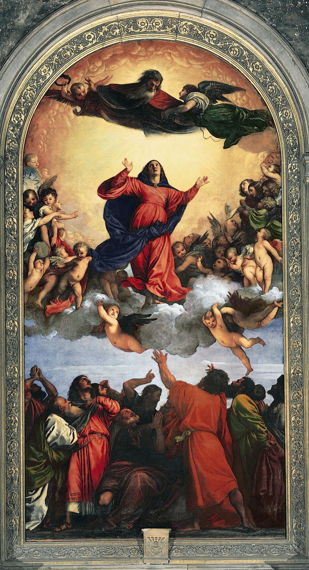 The Assumption of the Virgin - Titien