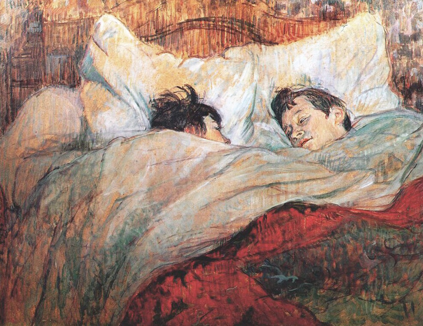 Le Lit - Henri de Toulouse-Lautrec