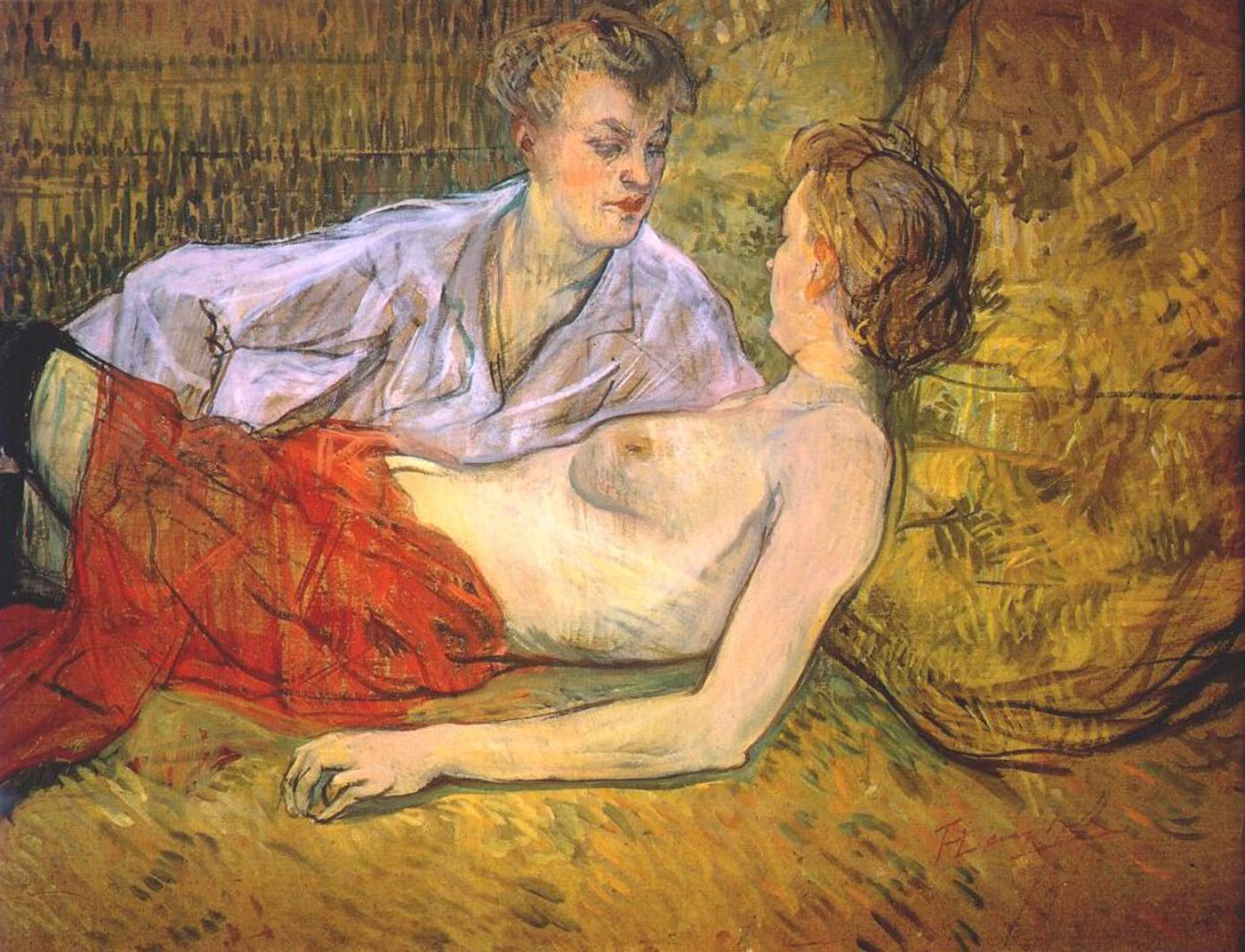 Les deux amies - Henri de Toulouse-Lautrec