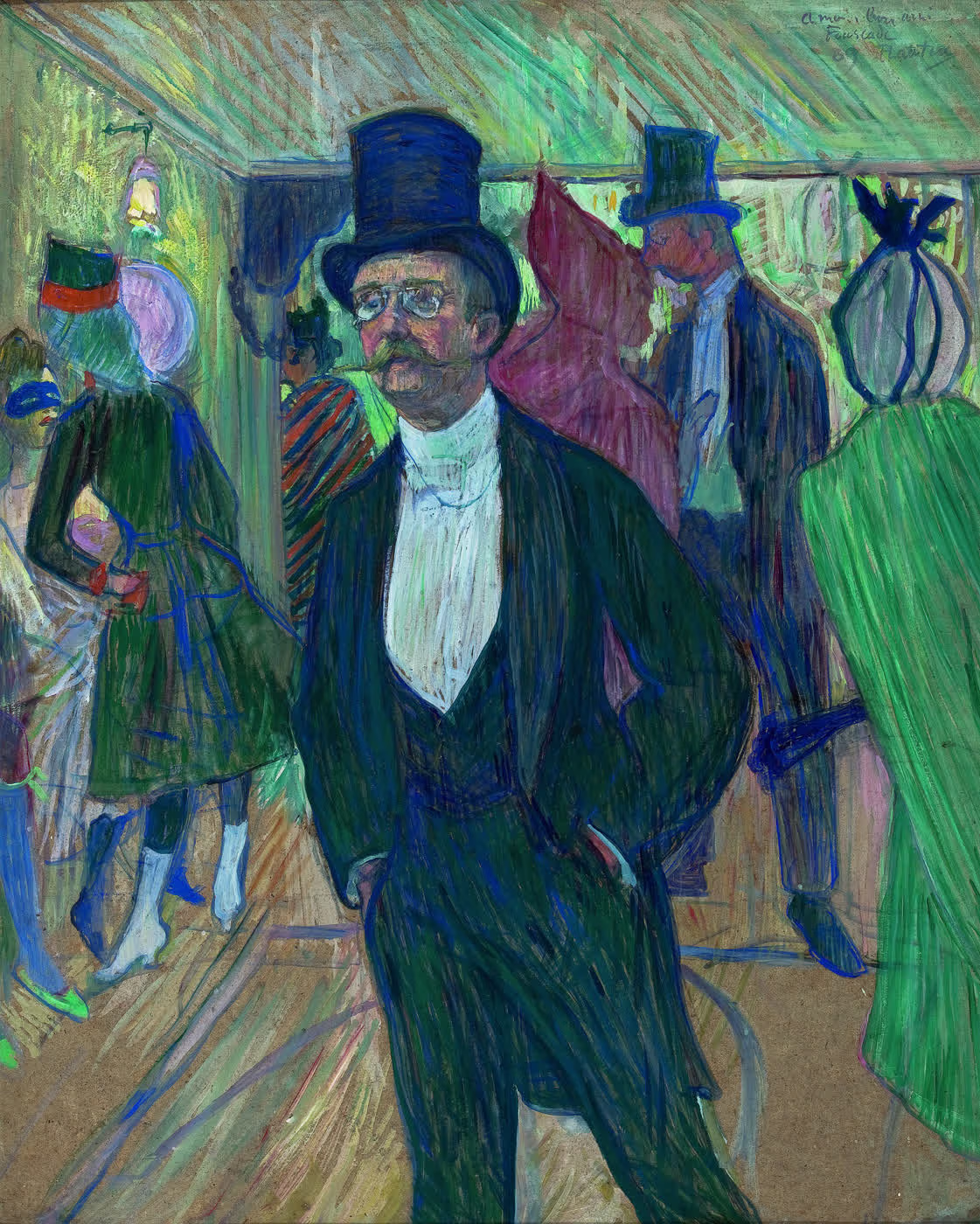 Monsieur Fourcade - Henri de Toulouse-Lautrec