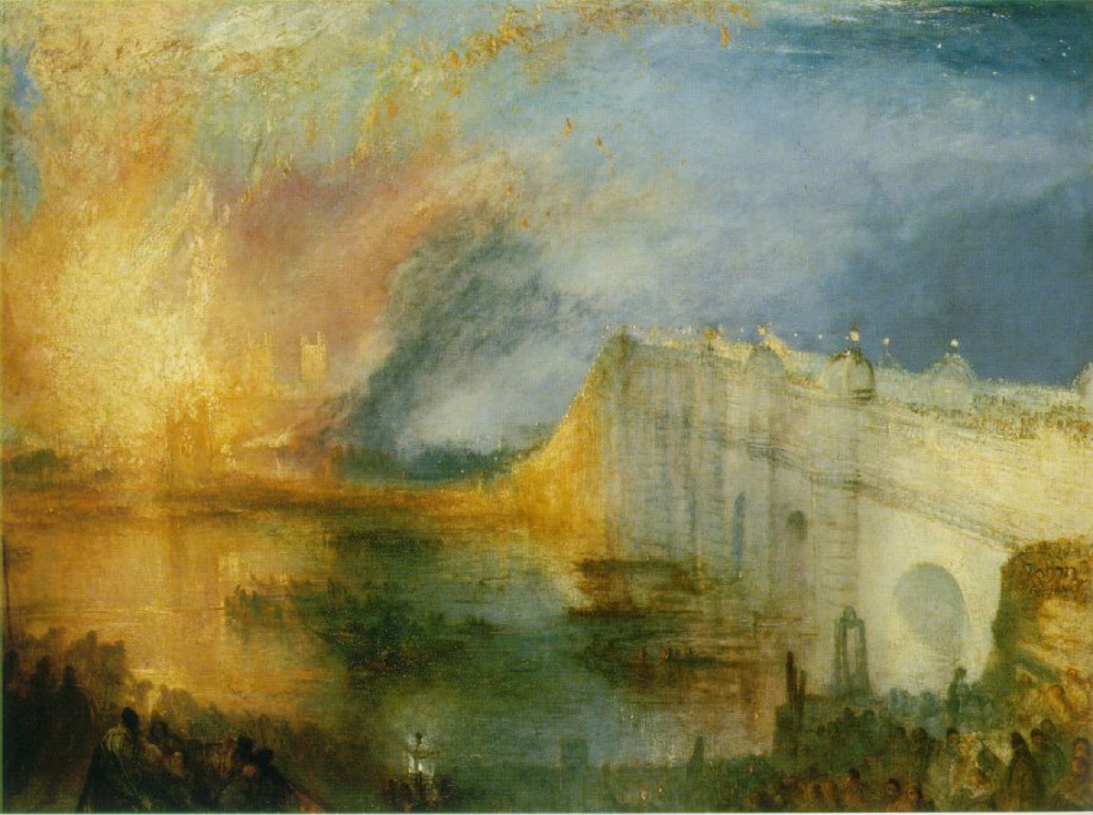 Incendie de la maison des Lords - William Turner
