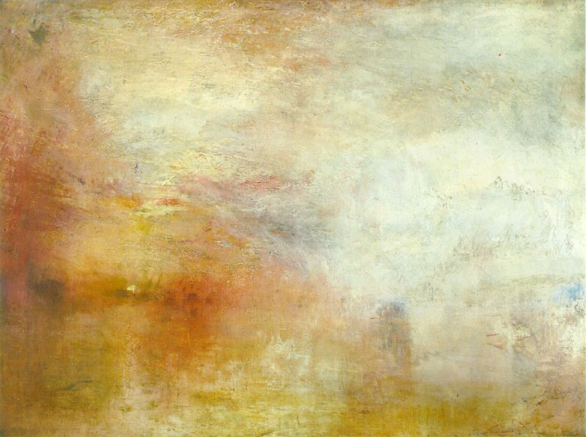 Lever de soleil sur un lac - William Turner
