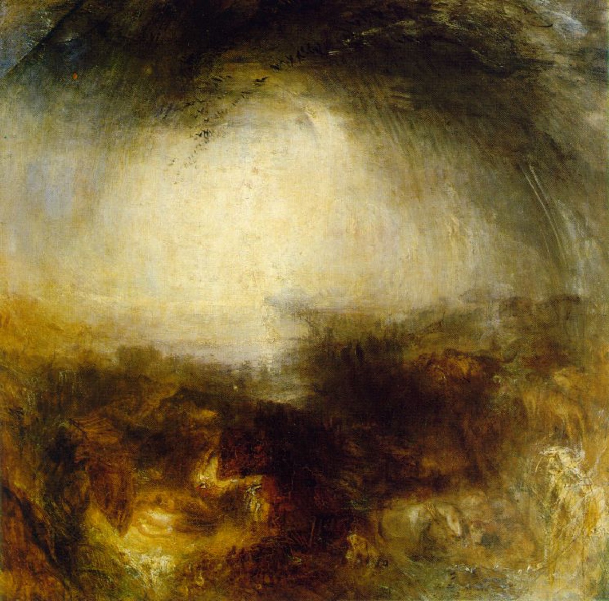 Ombre et ténèbres - Le soir du déluge - William Turner