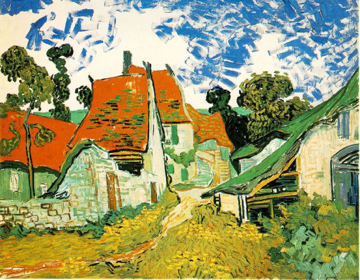 Rue d'Auvers - Vincent Van Gogh