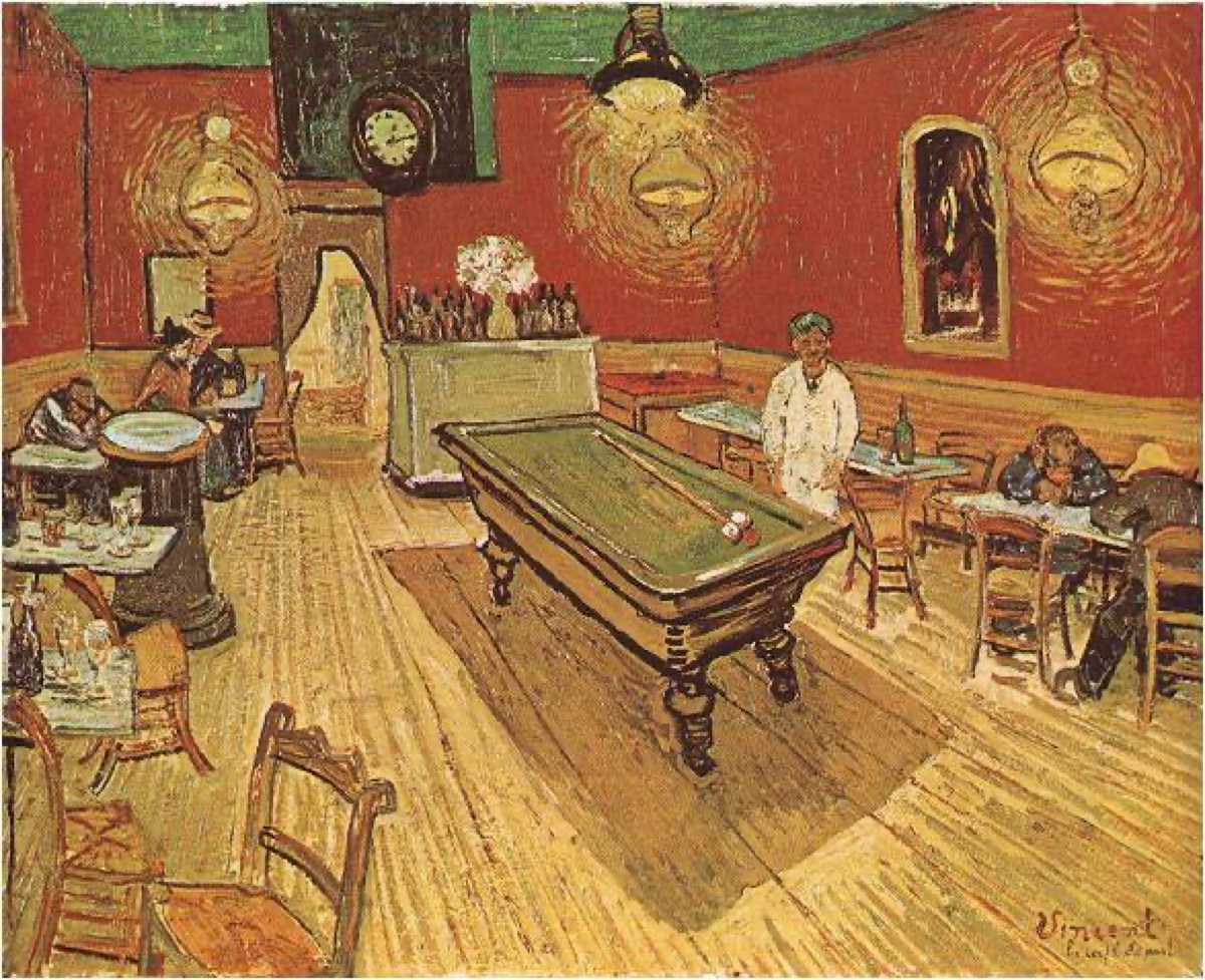 Le café de nuit, Place Lamartine, Arles - Vincent Van Gogh
