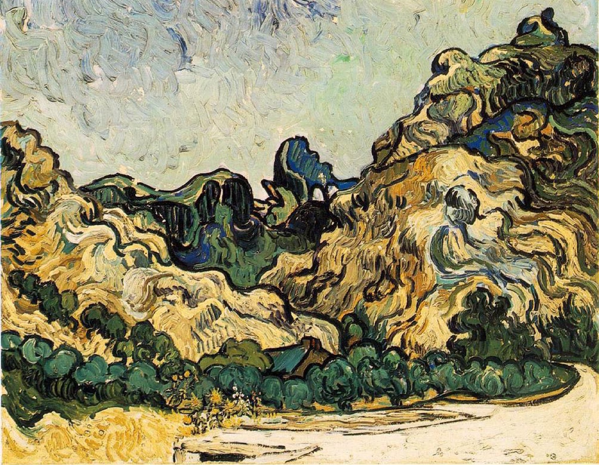 Colline à Saint Remy - Vincent Van Gogh