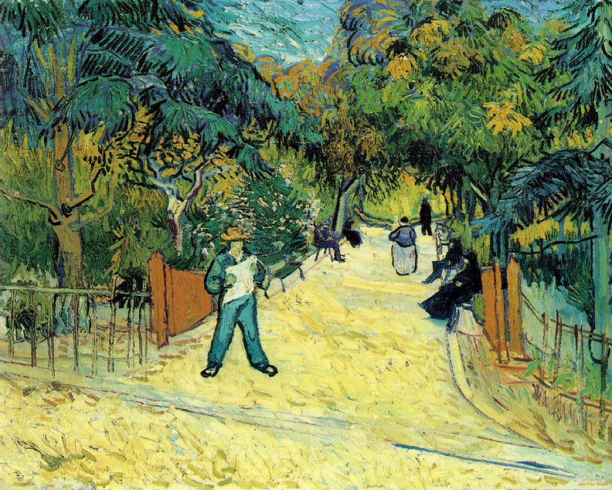 L'entrée du jardin public à Arles  - Vincent Van Gogh