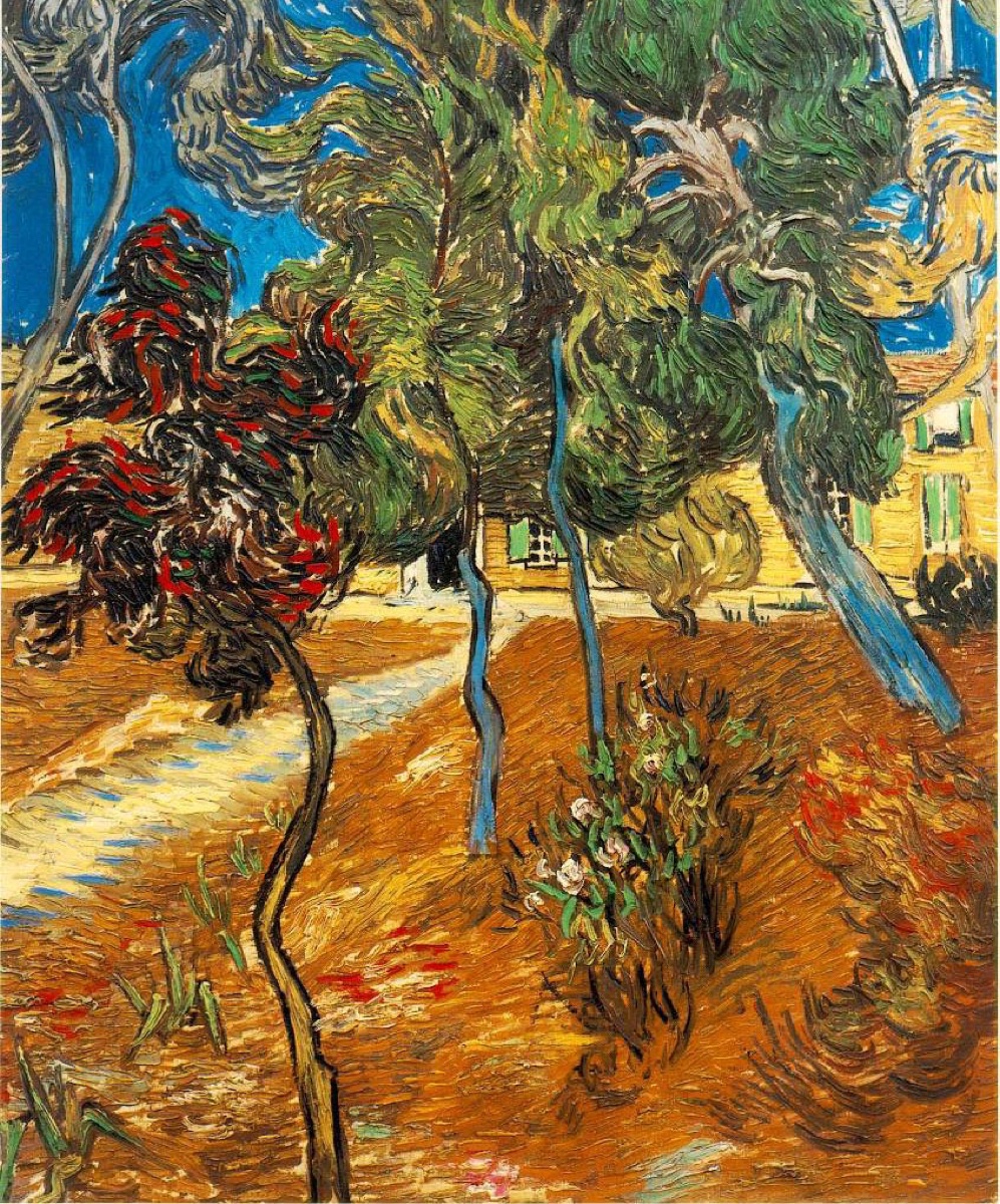 Arbres dans le parc de l'hospice St Paul - Vincent Van Gogh