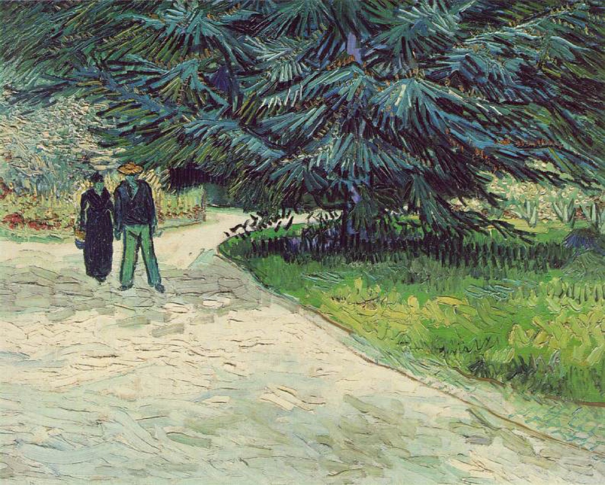 Jardin public à Arles le jardin du poète - Vincent Van Gogh