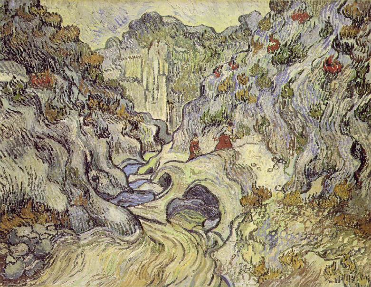 Le ravin " Les Peiroulets " - Vincent Van Gogh