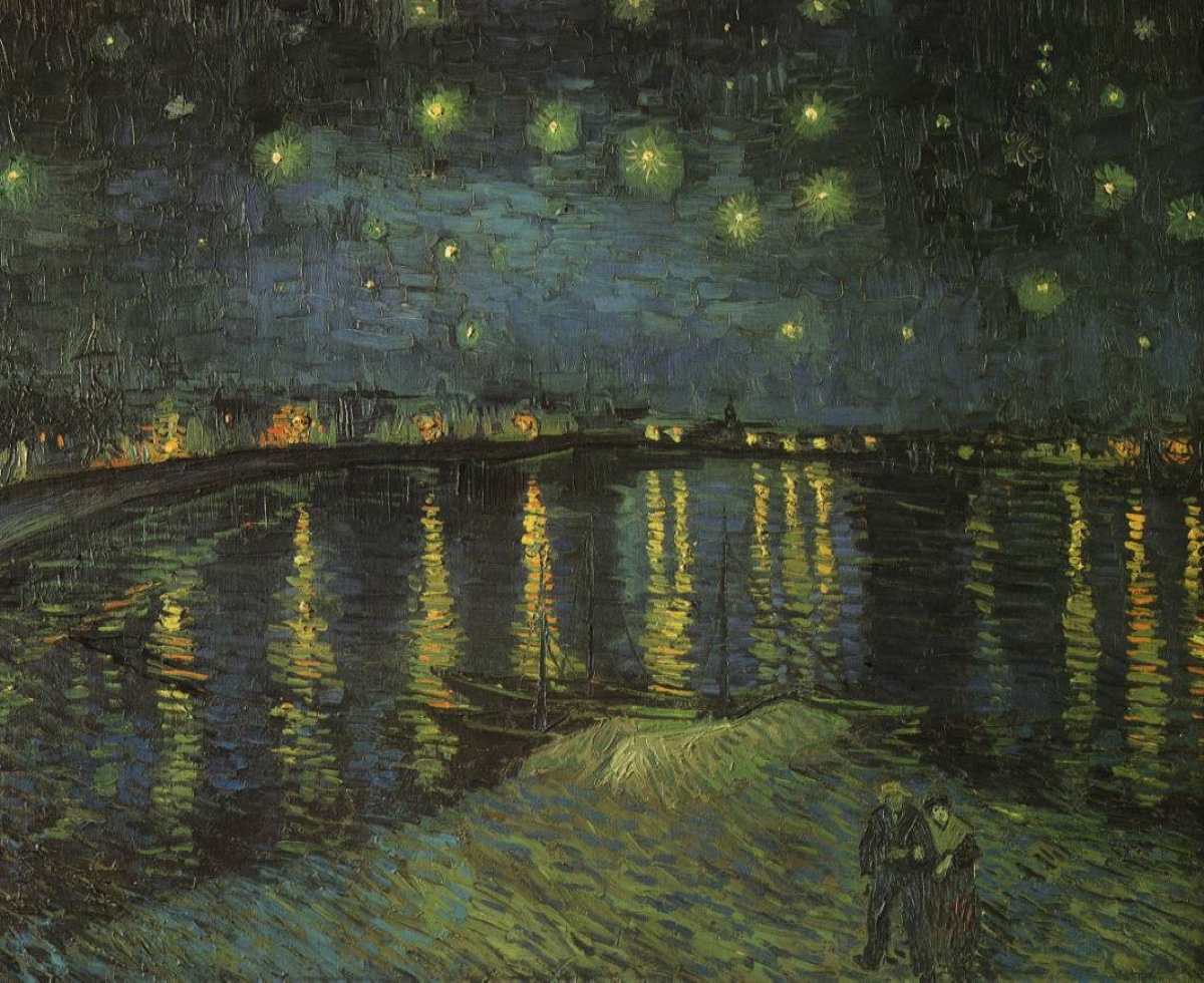 Nuit étoilée sur le Rhône - Vincent Van Gogh