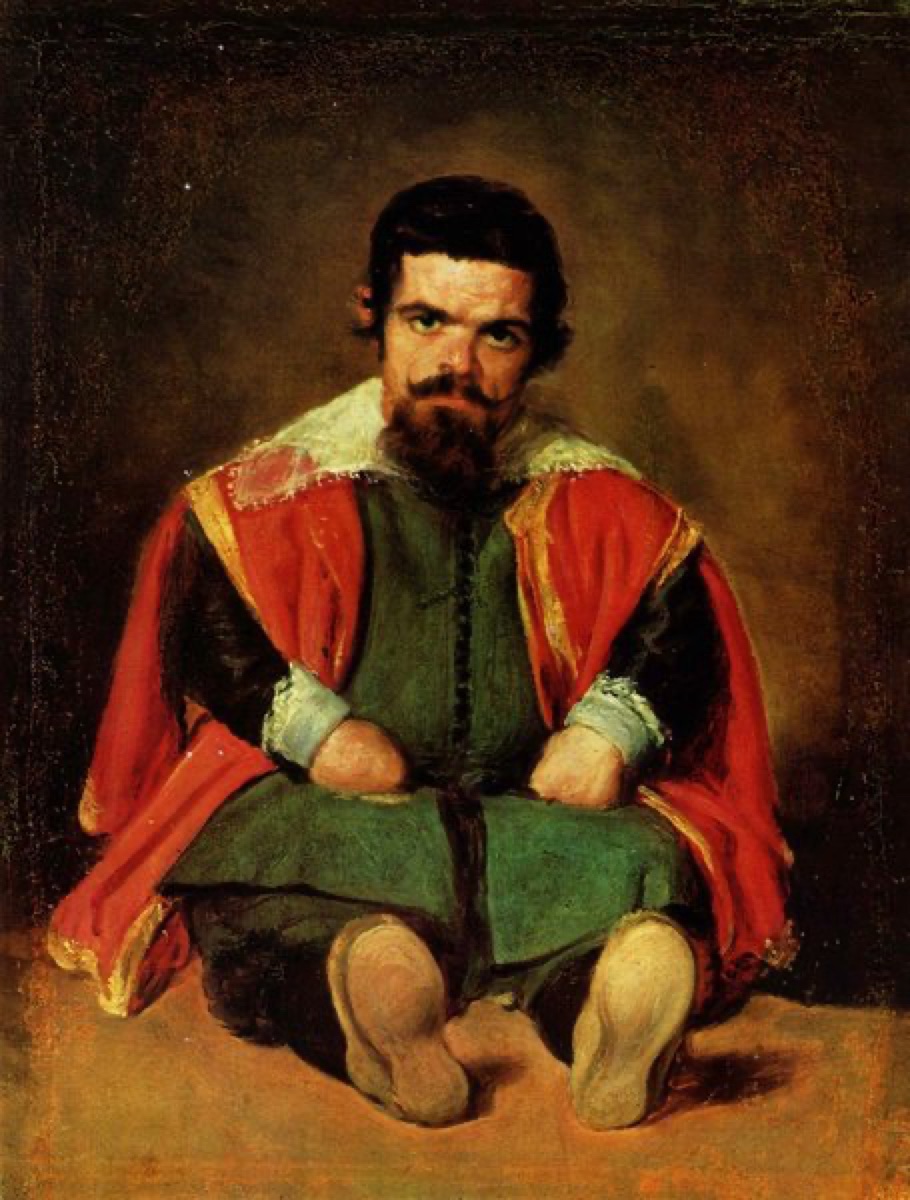 Portrait d'un nain assis en terre - Diego Velazquez