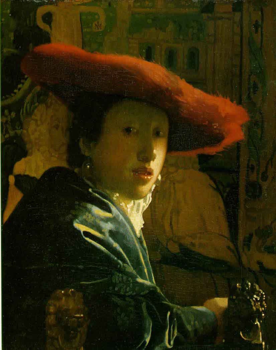 La fille au chapeau rouge - Jan Vermeer