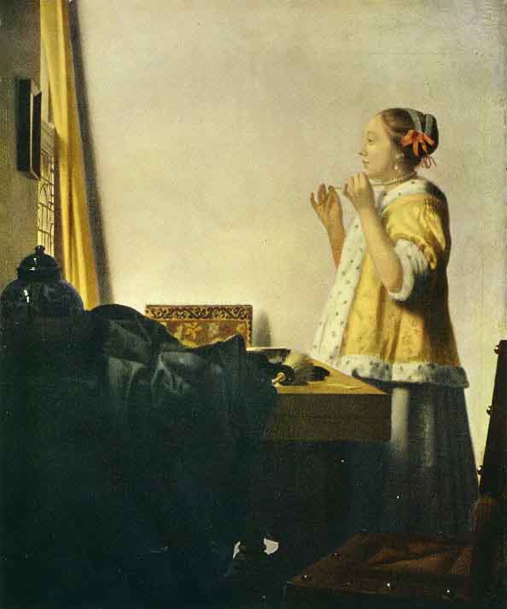 La dame au collier de perles - Jan Vermeer
