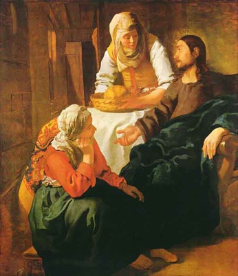 Le Christ dans la maison de Marthe et Marie