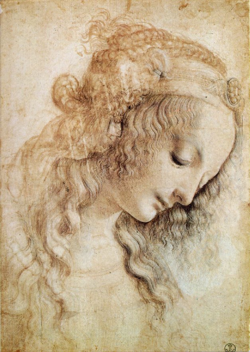 Tête de femme - Leonard De Vinci