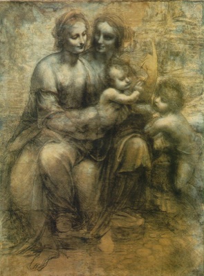 La Vierge et son enfant avec St Anne et le jeune St Jean-Baptiste