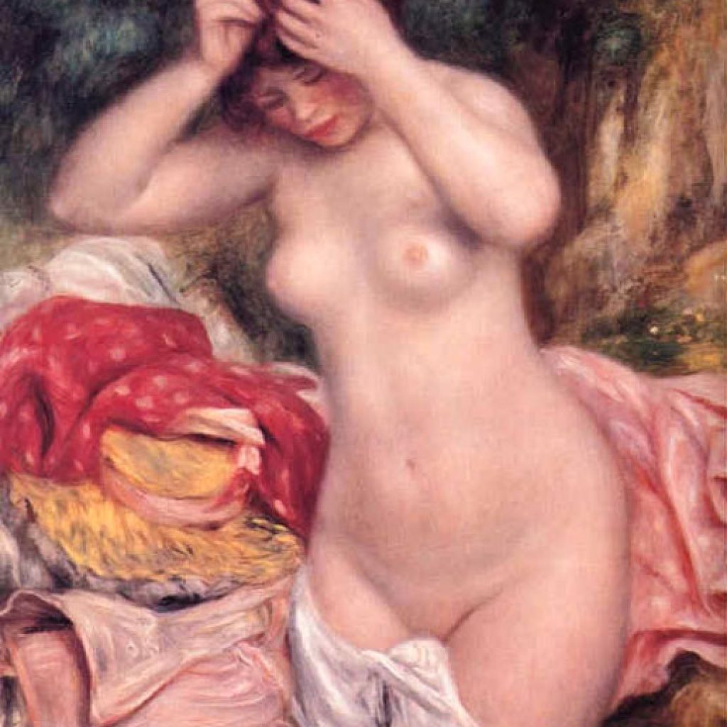 Baigneuse se coiffant - Renoir