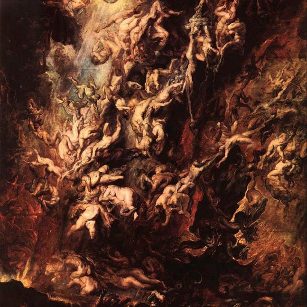 Chute des anges rebelles - Rubens