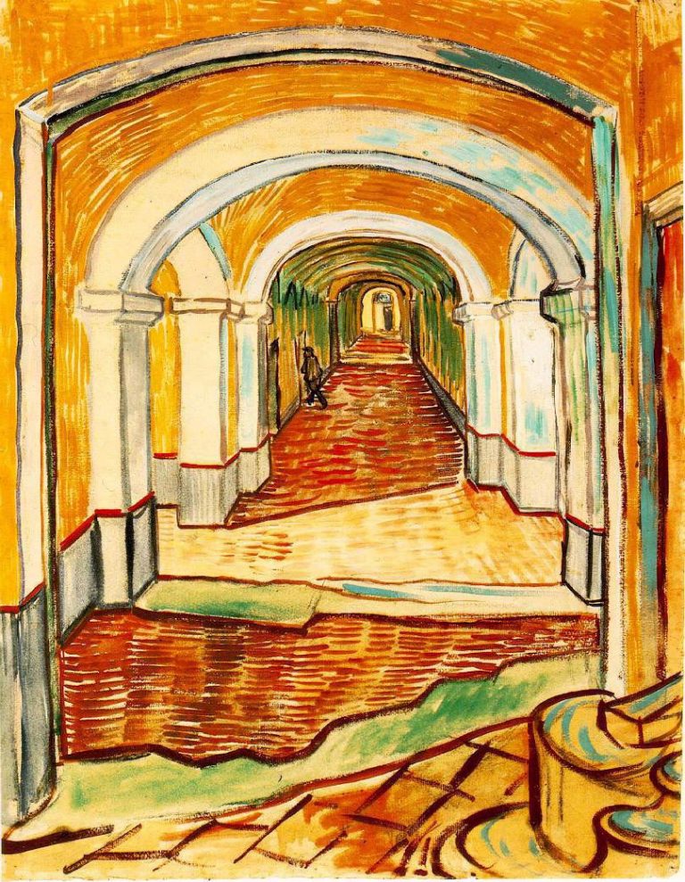 Couloir de l'hospice St Paul - Van Gogh