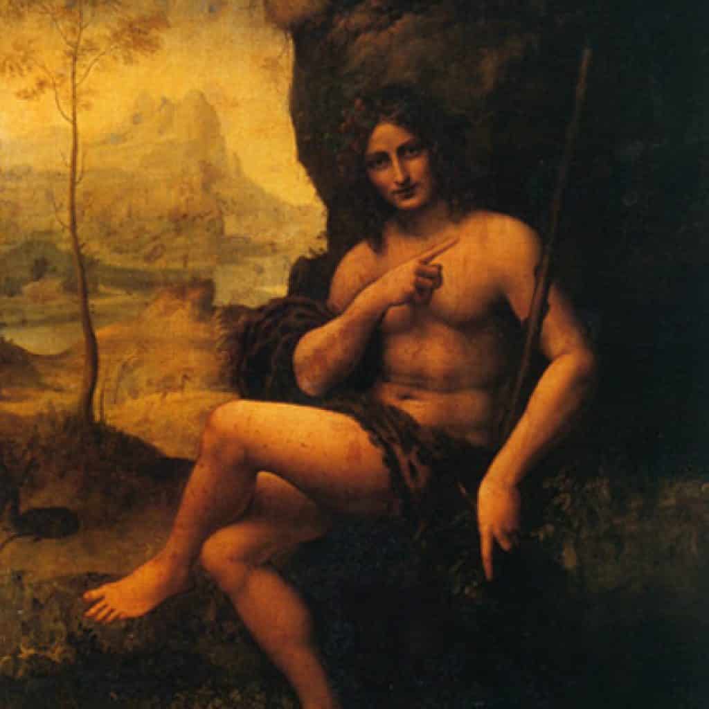 Saint Jean Baptiste sous les attributs de Bacchus - De Vinci
